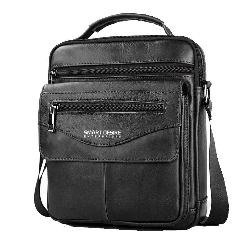6 Leather Bags - Image 1